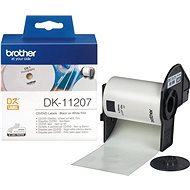 Brother DK SINGLE LABLE ROLLS F/ QL-500/550 CD/DVD LABELS - Paper Labels