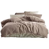 Brotex Muslin fitted sheet 140 × 220, 70 × 90 cm, beige - Bed Linen