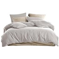 Brotex Muslin fitted sheet 140 × 220, 70 × 90 cm, cream - Bed Linen