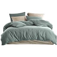 Brotex Muslin fitted sheet 140 × 220, 70 × 90 cm, mint - Bed Linen