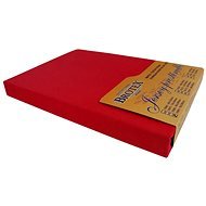 Brotex Jersey prestieradlo červené, 200 × 200 cm - Plachta na posteľ