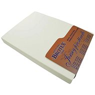 Brotex Jersey sheet, off-white, 140 × 200 cm - Bedsheet