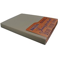 Brotex Jersey sheet light beige, 140 × 200 cm - Bedsheet