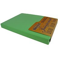 Brotex Jersey prestieradlo svetlo zelené, 200 × 200 cm - Plachta na posteľ