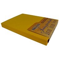 Brotex Jersey prostěradlo sytě žluté, 220 × 200 cm - Prostěradlo