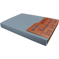 Brotex Jersey prostěradlo šedé, 160 × 200 cm - Prostěradlo