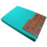 Brotex Jersey sheet turquoise, 60 × 120 cm for children - Cot sheet