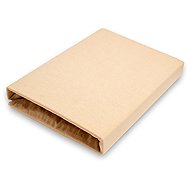 Brotex Jersey sheet EXCLUSIVE light beige, 140 × 200 cm - Bedsheet