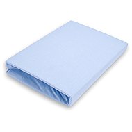 Brotex Jersey sheet EXCLUSIVE light blue, 180 × 200 cm - Bedsheet