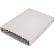 Brotex Jersey sheet EXCLUSIVE light grey, 180 × 200 cm - Bedsheet