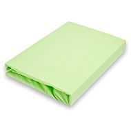 Brotex Jersey sheet EXCLUSIVE light green, 90 × 200 cm - Bedsheet