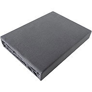 Brotex Jersey sheet EXCLUSIVE dark grey, 80 × 200 cm - Bedsheet