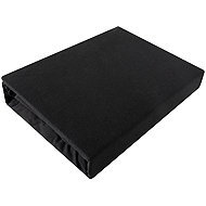 Brotex Jersey sheet EXCLUSIVE black, 80 × 200 cm - Bedsheet