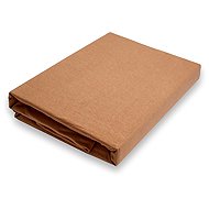 Brotex Jersey sheet EXCLUSIVE walnut, 180 × 200 cm - Bedsheet