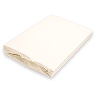 Brotex Jersey sheet EXCLUSIVE cream, 90 × 200 cm - Bedsheet