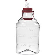 BROWIN 20L Carboy (PET) with Handle + Fermentation Tube - Demijohn