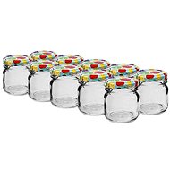 BROWIN Glass with bar. lid 40 ml 10 pcs - Canning Jar