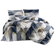 Brotex Flannel bedding 140 × 200, 70 × 90 cm, Laris blue - Bed Linen