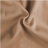 Brotex Stretch satin sheet beige, 90 × 200 cm single bed - Bedsheet