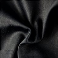 Brotex Stretch satin sheet black, 90 × 200 cm single bed - Bedsheet