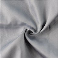 Brotex Stretch satin sheet light grey, 180 × 200 cm double bed - Bedsheet