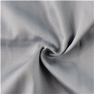 Brotex Light grey satin sheet 240 × 230 sheet without elastic - Bedsheet