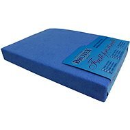 Brotex Froté prostěradlo modré, 100 × 200 cm - Prostěradlo