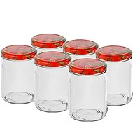 BROWIN Set of twist jars for preserving 500 ml + lid 82, 6 pcs - Canning Jar