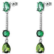 Brosway Earrings Fancy Life Green FLG152 (Ag 925/1000, 3,4 g) - Earrings