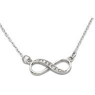 BRUNO Fine necklace Infinity with rhinestones - Necklace