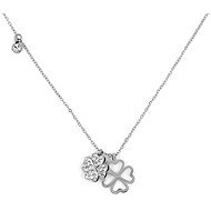 BRUNO Four-leaf clover necklace with rhinestones - Necklace