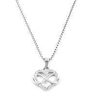 BRUNO Necklace Endless love with rhinestones - Necklace