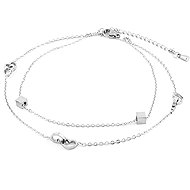 BRUNO Double Interlinked Hearts anklet - Chain Necklace