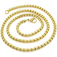 BRUNO GOLD 60/0,35 cm - Chain Necklace
