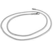 BRUNO Folded chain 55/0.3cm - Chain Necklace