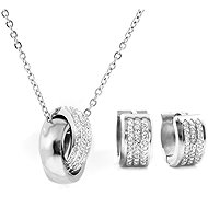 BRUNO Set Rings with rhinestones - Jewellery Gift Set