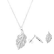 BRUNO Leaf with stones set - Jewellery Gift Set