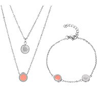BRUNO Rose set with rhinestones - Jewellery Gift Set