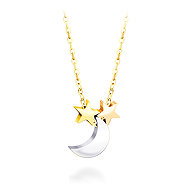 Bruno moon and stars gold - Necklace