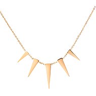 Bruno triangle rose gold - Necklace