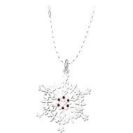 Bruno flake red (s4269) - Necklace