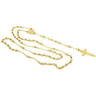 Bruno Rosary gold - Necklace