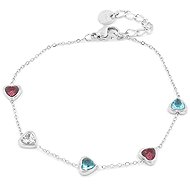 Bruno SRDCE s kamínky barevný - Bracelet