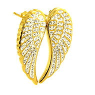 Bruno Earrings Angel wings gold - Earrings