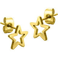 Bruno Náušnice HVĚZDA gold - Earrings
