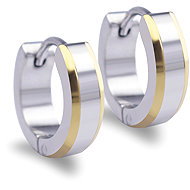 Bruno Náušnice kroužky GOLD 1,4 cm - Earrings