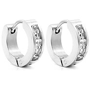 Bruno Earrings rings with rhinestones 1,4 cm (S1223) - Earrings