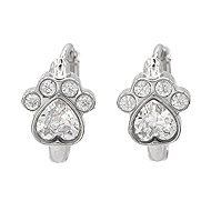 Bruno Earrings rings with rhinestones - Earrings