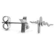 Bruno Náušnice KŘIVKA EKG - Earrings