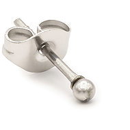 Bruno Náušnice KULIČKA 0,2 cm - Earrings